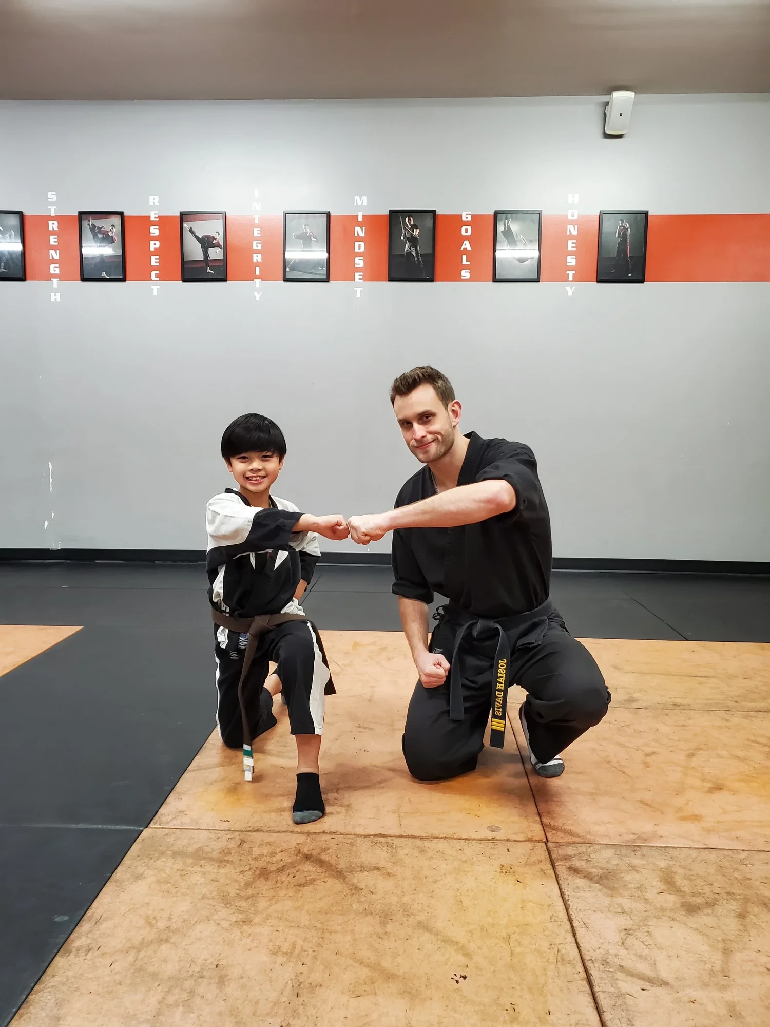 Students training at Josiah Kicks Academy