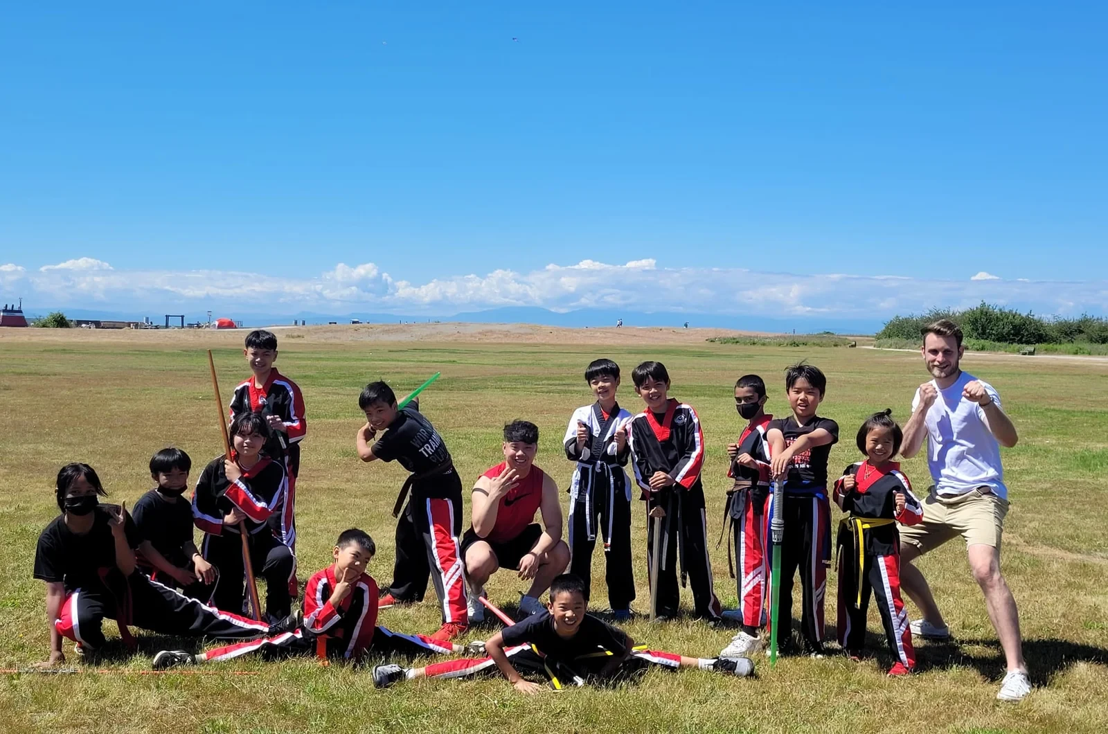 Kids getting fit and active through martial arts