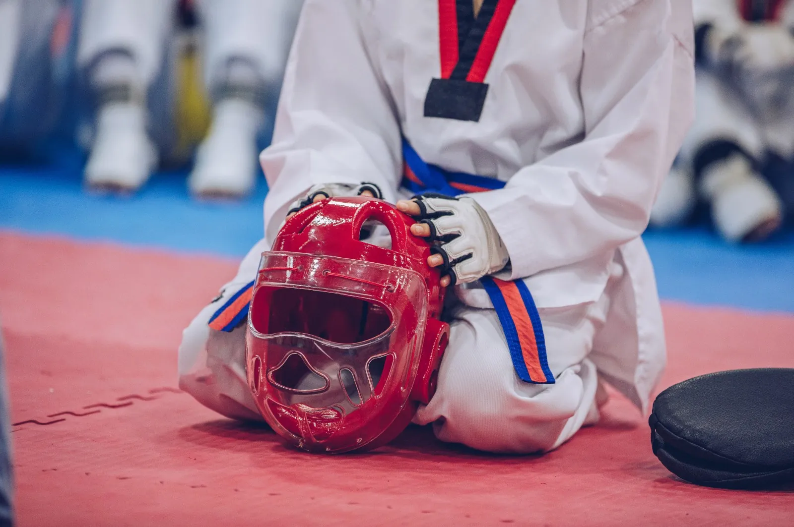 Taekwondo self-defense training at Josiah Kicks Academy