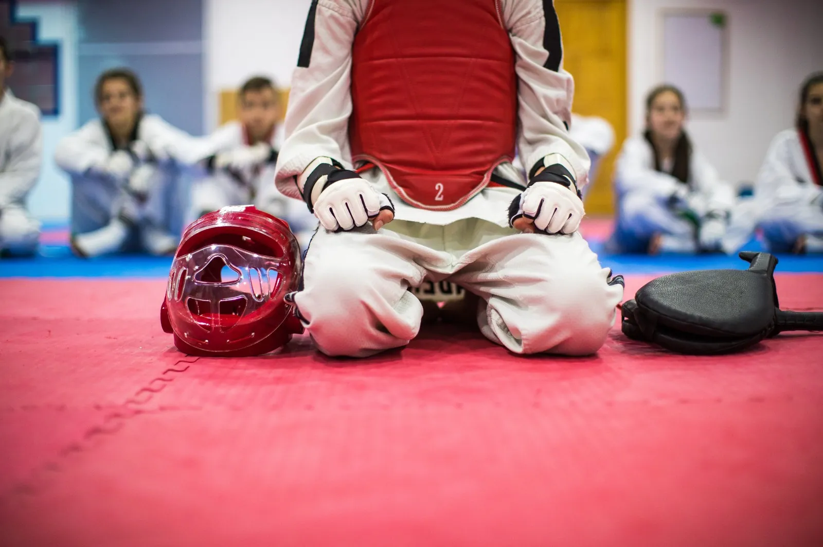 Taekwondo coaching at Josiah Kicks Academy